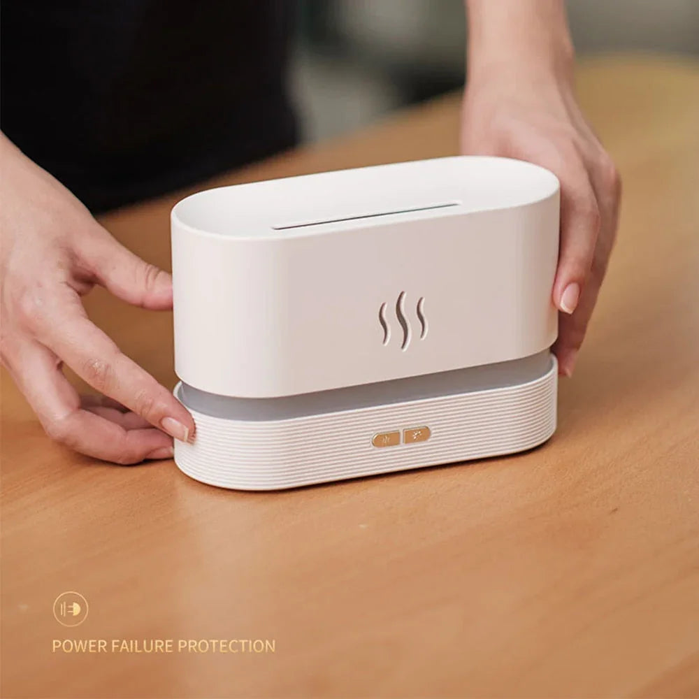 Umidificador e Aromatizador - Efeito Chamas - Até 7 cores - Liora Express