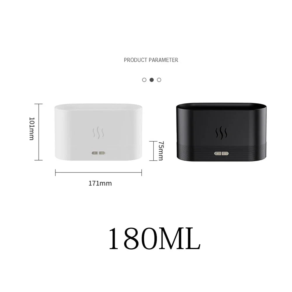 Umidificador e Aromatizador - Efeito Chamas - Até 7 cores - Liora Express
