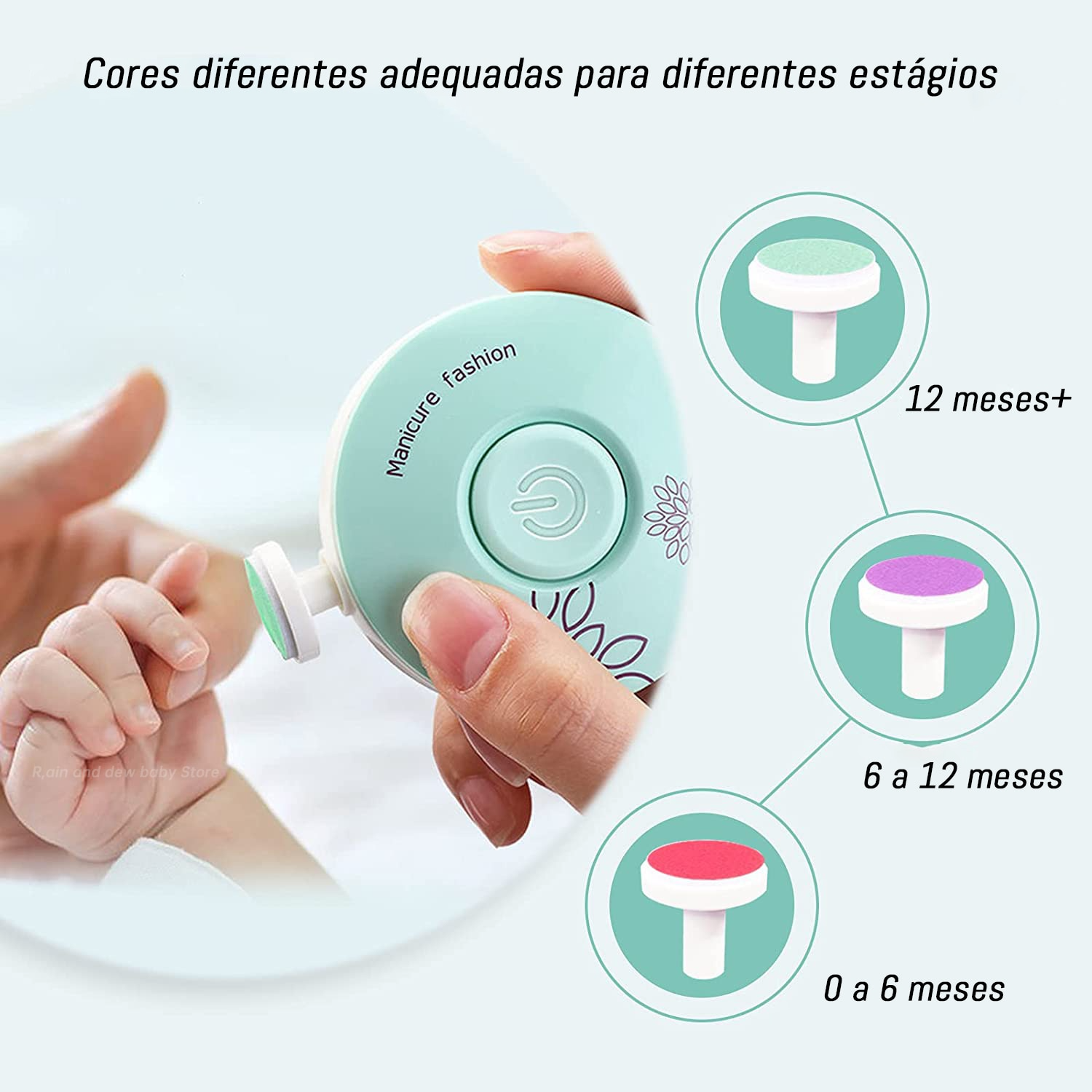 Cortador Elétrico de Unhas Infantil - Liora Express