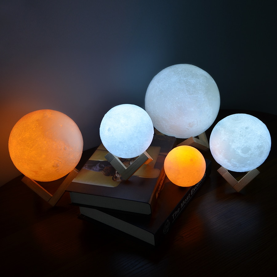Luminária LuaCheia 3D - Liora Express