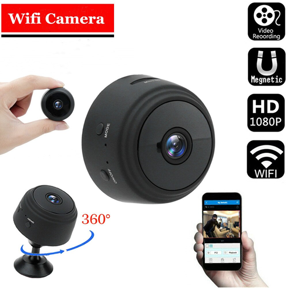 Mini Câmera de Segurança Portátil Wifi HD 1080P Alta Definição - Profilm™ - Liora Express