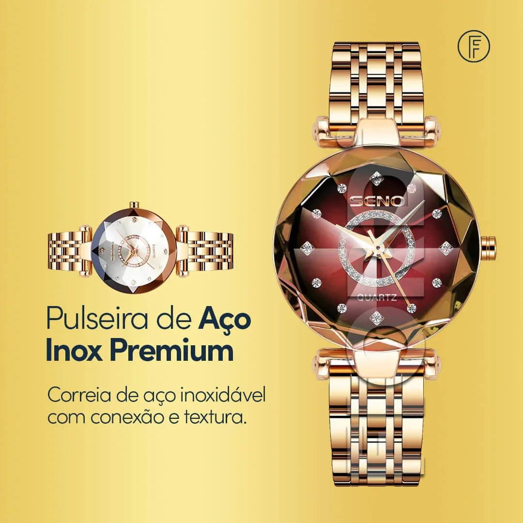 Relógio Seno Diamond Estelar™ - Liora Express