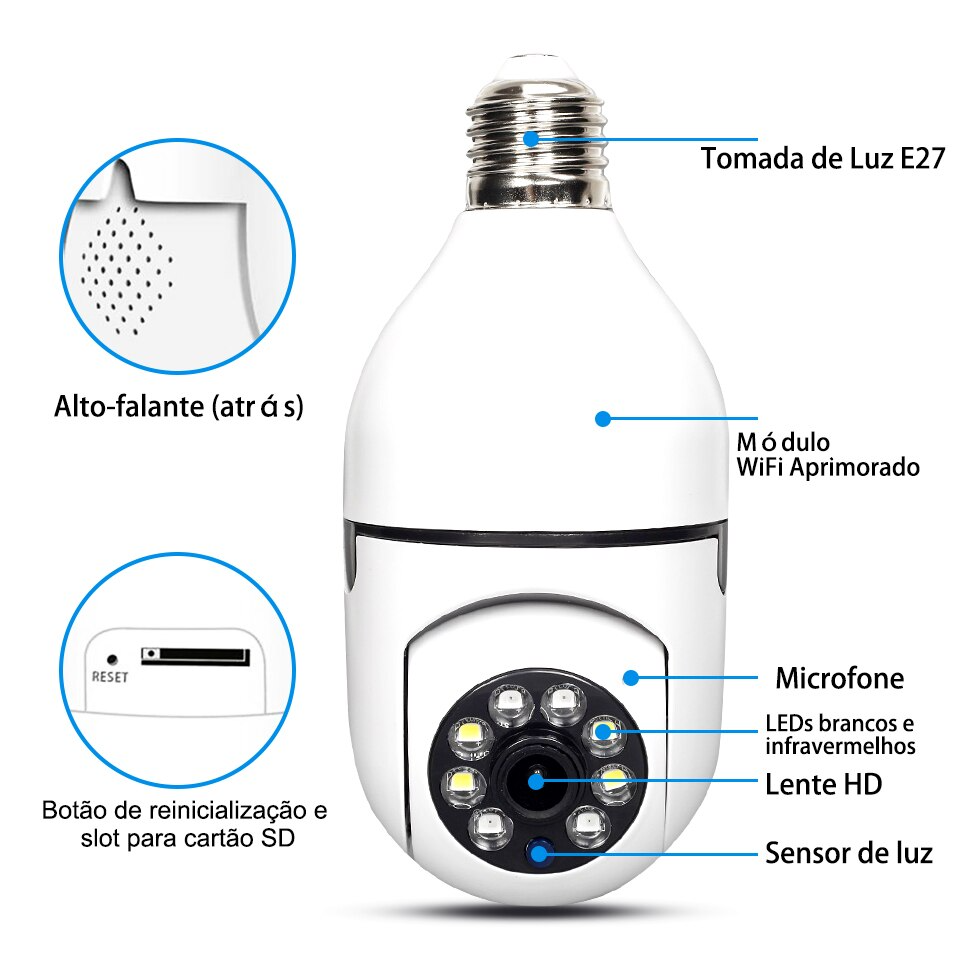 SecurityMax™ Câmera Inteligente Wireless - Liora Express
